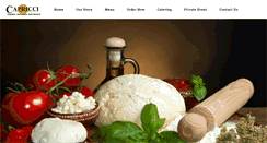 Desktop Screenshot of capriccipizza.com